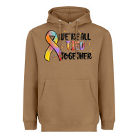 Toasted Coconut we are all tied together Heavyweight Hoodie - MaliasSmallBusiness
