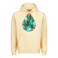 Pina Colada baseball and western roses teardrop  5 Premium Hoodie - BundleAndBundleShop
