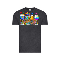 Vintage Black pride wine cups Vintage Tee - Zillion Design Studio