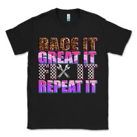 Black race ıt great ıt fıx ıt repeat ıt Classic Tee - AdoDesignShop