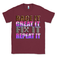 Burgundy race ıt great ıt fıx ıt repeat ıt Classic Tee - AdoDesignShop
