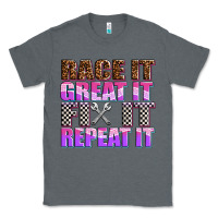 Charcoal Heather race ıt great ıt fıx ıt repeat ıt Classic Tee - AdoDesignShop