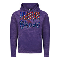 Cloud Purple honor the brave Vintage Hoodie - texasbilliewilder