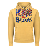 Vintage Mustard honor the brave Vintage Hoodie - texasbilliewilder
