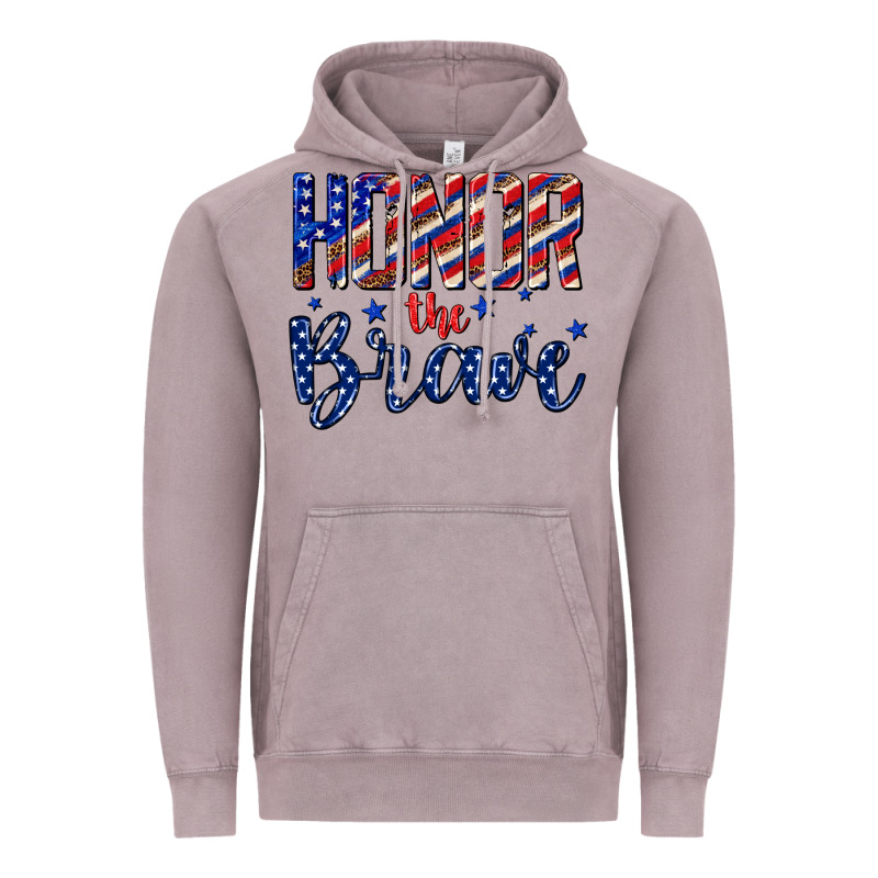 Honor The Brave Vintage Hoodie by texasbilliewilder | Teevron