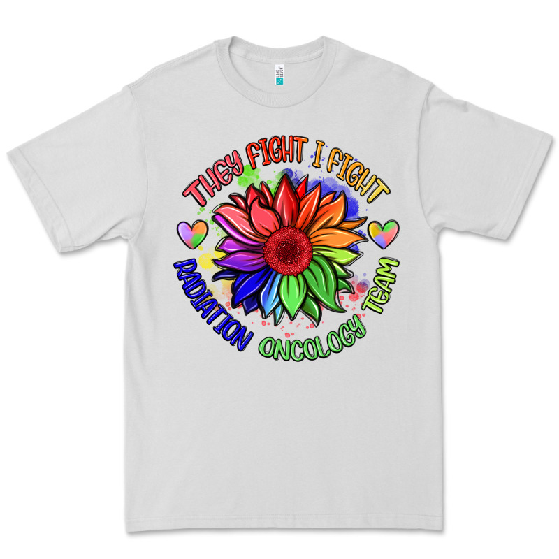 Oncology Team Sunflower Malia Premium Tee by BarkalooDesign | Teevron