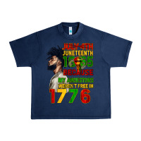 Navy July 4th Juneteenth 1865 Urban Heavy Tee - CowGirlArtShop