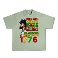 Oil Green July 4th Juneteenth 1865 Urban Heavy Tee - CowGirlArtShop