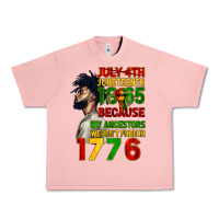 Salmon July 4th Juneteenth 1865 Urban Heavy Tee - CowGirlArtShop