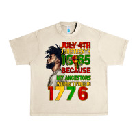Sandshell July 4th Juneteenth 1865 Urban Heavy Tee - CowGirlArtShop