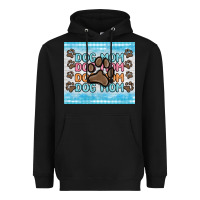 Black dog mom Heavyweight Hoodie - MaliasSmallBusiness