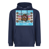 Navy dog mom Heavyweight Hoodie - MaliasSmallBusiness