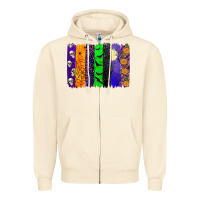 Sandshell halloween brush stroke Zipper Hoodie - JahusDesignShop