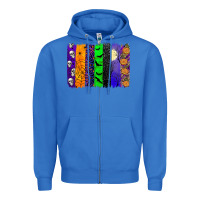 True Royal halloween brush stroke Zipper Hoodie - JahusDesignShop