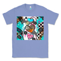 Colony Blue race heart Classic Tee - AdoDesignShop
