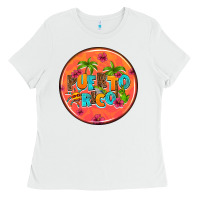 White puerto rico coasters Ladies Tee - AdoDesignShop