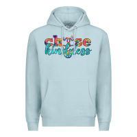 Blue Mist Lgbtq Choose Kindness With Heart And Peace Premium Hoodie - BundleAndBundleShop