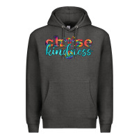 Charcoal Heather Lgbtq Choose Kindness With Heart And Peace Premium Hoodie - BundleAndBundleShop