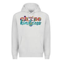 Dove Grey Lgbtq Choose Kindness With Heart And Peace Premium Hoodie - BundleAndBundleShop