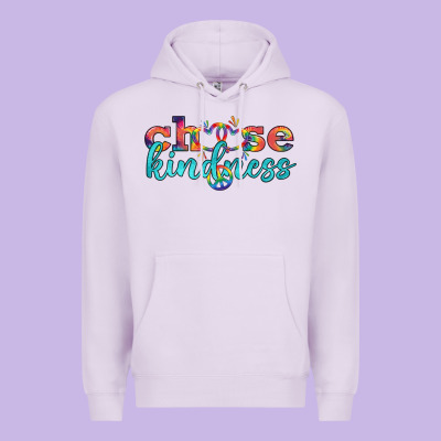 Lgbtq Choose Kindness With Heart And Peace Premium Hoodie Designed By Bundleandbundleshop