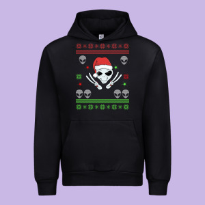 Alien Ugly Christmas Urban Hoodie Designed By Bettercallsaul