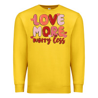 Lemon love more worry less Premium Sweatshirt - MaliasSmallBusiness