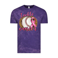 Cloud Purple Tackle Cancer Baseball Vintage Tee - texasbilliewilder