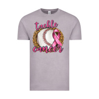 Vintage Zinc Tackle Cancer Baseball Vintage Tee - texasbilliewilder
