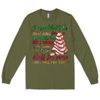 Army Green sketchy stuff for some christmas tree cakes Long Sleeve Tee - JahusDesignShop