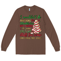 Chestnut sketchy stuff for some christmas tree cakes Long Sleeve Tee - JahusDesignShop