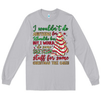 Moon Dust sketchy stuff for some christmas tree cakes Long Sleeve Tee - JahusDesignShop