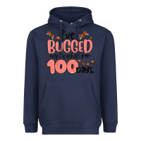 Navy i have bugged my teacher for 100 days Heavyweight Hoodie - MaliasSmallBusiness