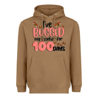 Toasted Coconut i have bugged my teacher for 100 days Heavyweight Hoodie - MaliasSmallBusiness