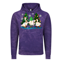 Cloud Purple christmas duck Vintage Hoodie - Zillion Design Studio