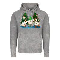 Cloud Rock christmas duck Vintage Hoodie - Zillion Design Studio