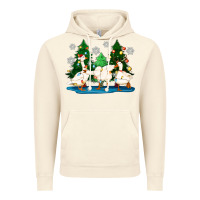 Vintage Artic christmas duck Vintage Hoodie - Zillion Design Studio