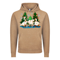 Vintage Coffee christmas duck Vintage Hoodie - Zillion Design Studio
