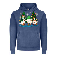 Vintage Denim christmas duck Vintage Hoodie - Zillion Design Studio
