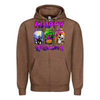 Chestnut happy halloween Zipper Hoodie - JahusDesignShop
