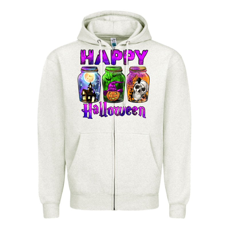 Happy Halloween Zipper Hoodie by JahusDesignShop | Teevron