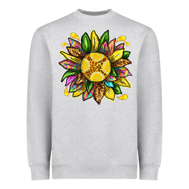 Lemon Sunflower Heavyweight Sweatshirt by texasbilliewilder | Teevron