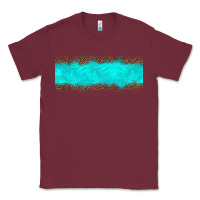 Burgundy turquoise leopard Classic Tee - JahusDesignShop