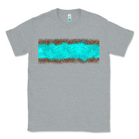 Heather Grey turquoise leopard Classic Tee - JahusDesignShop