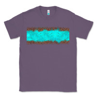 Lavender turquoise leopard Classic Tee - JahusDesignShop