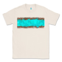 Natural turquoise leopard Classic Tee - JahusDesignShop