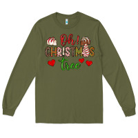 Army Green oh christmas tree Long Sleeve Tee - JahusDesignShop