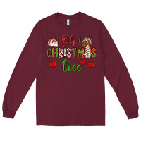 Burgundy oh christmas tree Long Sleeve Tee - JahusDesignShop