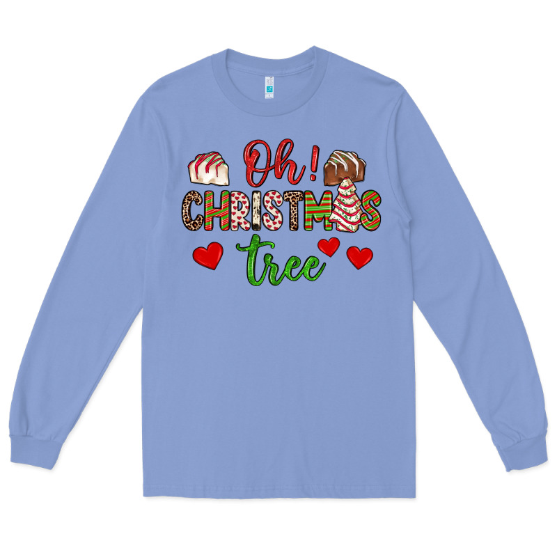 Oh Christmas Tree Long Sleeve Tee by JahusDesignShop | Teevron