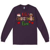Plum oh christmas tree Long Sleeve Tee - JahusDesignShop