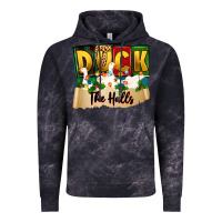 Cloud Black christmas duck the halls Vintage Hoodie - Zillion Design Studio